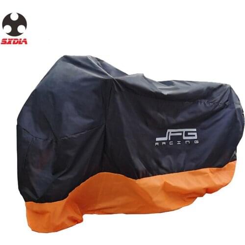 Universal Outdoor Motorcycle Cover UV Protector Scooter All Season waterproof Bike Rain Dustproof cover M L XL 2XL 3XL 190T