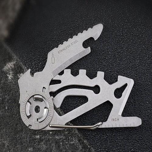 Utility EDC Outdoor Survival Multi Tool Hex Wrench Screwdriver Opener Camping Keychain Knife Pocket Multipurpose Hand Tools Sets