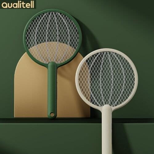 Youpin Qualitell Electric Mosquito Swatter 3600V Handheld Rechargeable Mosquito-Killer Insect Fly Swatter Trap Killing Dispeller