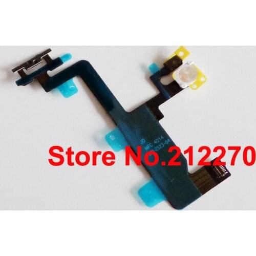 YUYOND 50pcs/lot OEM New Power Button Switch On/Off Flex Cable Ribbon Replacement Part for iPhone 6 4.7" Wholesale