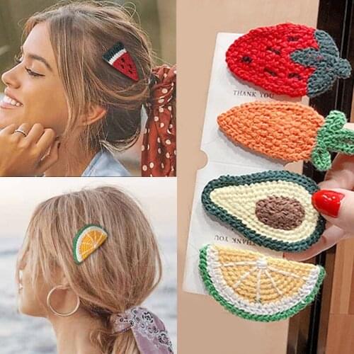 BB Clips Ins Headband Fruit Hairpin For Baby Girls Lovely Strawberry Hair Clip Kids Children Barrette 2020 Hair Accessories