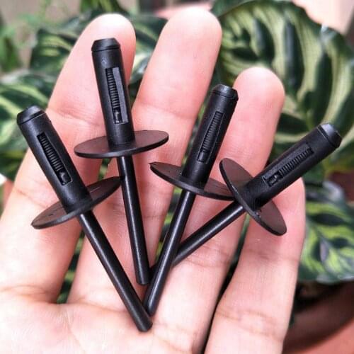 100PCS Plastic Car Rivets Auto Door Bumper Fasteners for X1 X5 X6 X3 Series Car