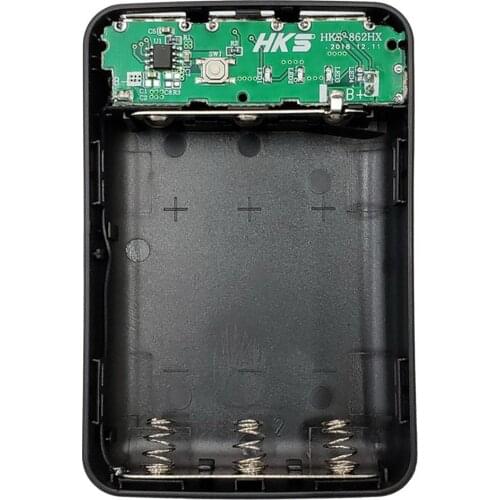 5V 1A 7X18650 DIY Power Bank Case 3USB Battery Shell Box Case DIY KIT Digital LCD Display Shell Battery Charger Box Case