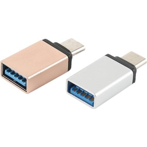 1PCS OTG Adapter Support Data Sync Charge Converter USB 3.0 Data Sync Adapter for Samsung Xiaomi Huawei Phone with A USB Type-C
