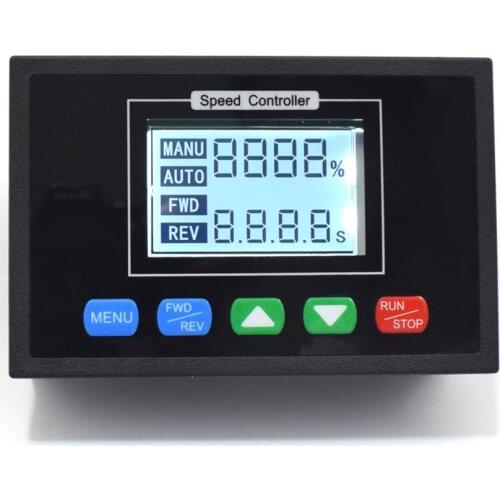 Automatic Motor Speed Controller PWM, 12V 24V 36V, Timing Forward and Reverse, Dual Mode Motor Speed Controller, Tachometer