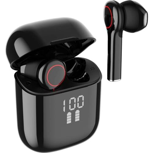 TWS Earphone Bluetooth Wireless Headset Waterproof Deep Bass Earbuds True Wireless Stereo Headphone With Mic Sport Earphone