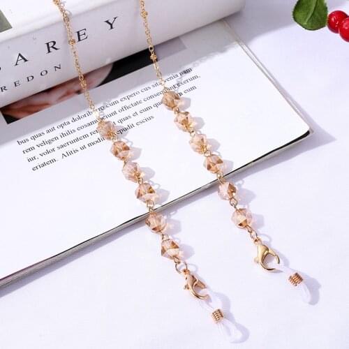 New Fashion Reading Glasses Chain Retro Beads Eyeglass Sunglasses Spectacle Cord Neck Strap String Mask Chain Eye wear