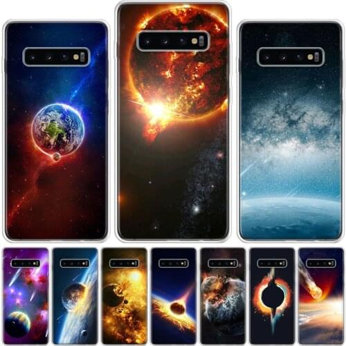 Meteor meteorite Phone Case For Samsung Galaxy A51 A71 A50 A70 A80 A90 A01 A6 A7 A8 A10 A10S A20S A20E A30 A40 Plus Cover
