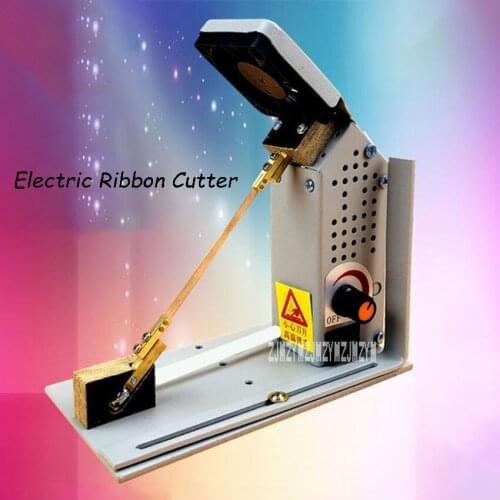 Adjustable Temperature Electric Ribbon Cutter Electrothermal Cutting Machine 220V Heating Cutter Nylon Satin Cutting Machine 30W