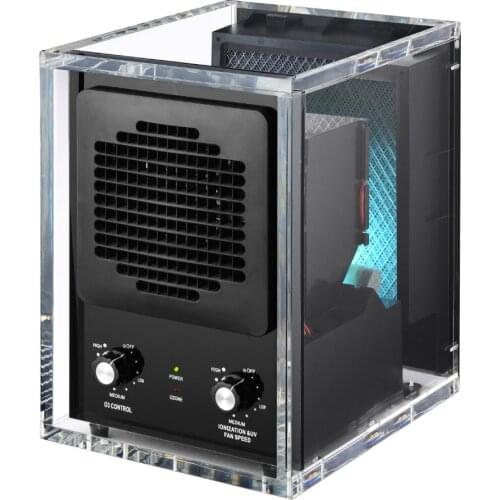 Hotel air purifier with HEPA and ionizer