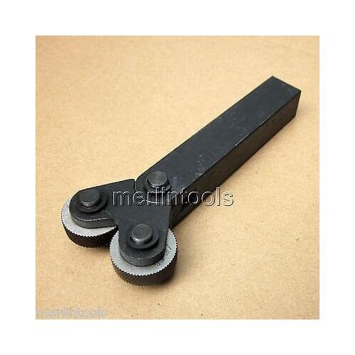 2 Wheel Knurl Knurling Tool for Lathe