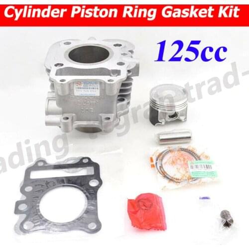 Motorcycle Cylinder Piston Ring Gasket Kit for SUZUKI AN 125 ( VECSTAR 125 ) Burgman 125