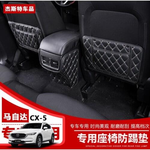 FOR Mazda CX-5 2018 2019 2020 Childrens anti-dirty mat Interior Refit Armrest Box Rear Seat Kick Pad