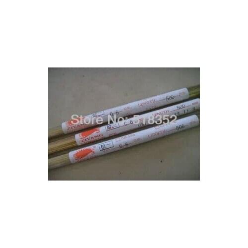 0.6mmx500mm Single Hole Ziyang Brass Electrode Tube for EDM Drilling Machines