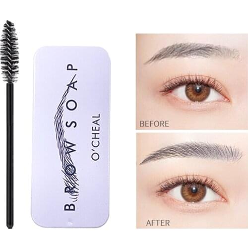 Eyebrow Styling Soap Eyebrow Cream Eyebrow Gel Colorless And Long-lasting Natural Brows Wax Womens Cosmetics TSLM1
