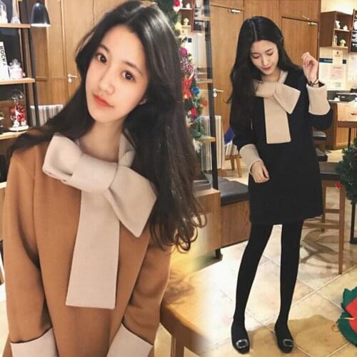 Maternity Dress Autumn/winter Fashion Long Sleeve Clothes for Pregnant Women Pregnancy Clothing Breastfeeding Dress Hidden meat