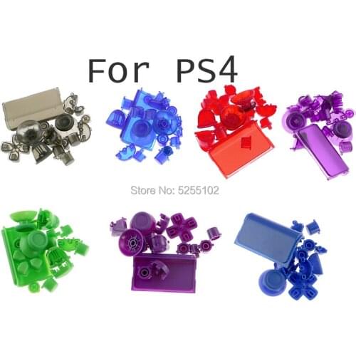 1set 14 in 1 Full Set Joysticks Dpad R1 L1 R2 L2 Direction Key ABXY Buttons jds 0001 jds-011 For Sony PS4 jdm 001 011 Controller