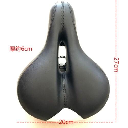 Q056 Free shipping folding mountain bike saddle seat cushion widened to increase seat cycling equipment