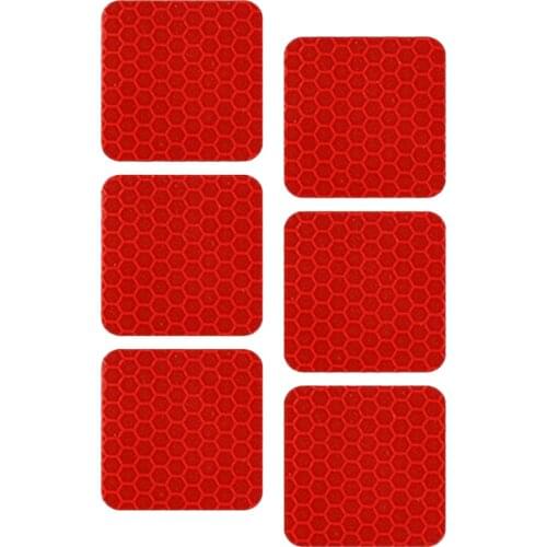 Car Reflective Warning Strip Decal Stickers Car Styling Self Adhesive Warning Tape Auto Accessory Reflector Stickers Decals