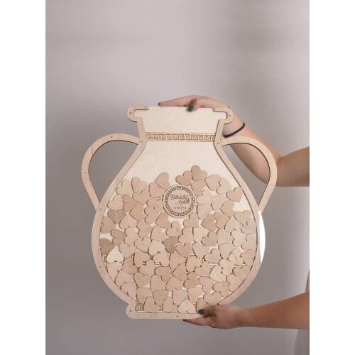 Wedding drop box. 3d wedding guest book. Mason Jar Guest Book with box