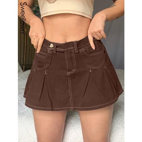 Sweetown Womens Skirts Shorts