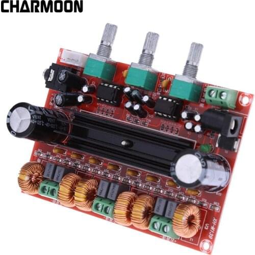 TPA3116D2 2x50W+100W Amplifier board 2.1 Channel Digital Subwoofer Power Amplifier Board DC12V-24V