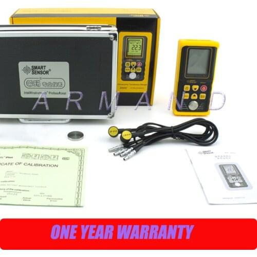 Ultrasonic Thickness Gauge Smart Sensor AR850+ 1.2-225mm Digital Wall Thickness Meter