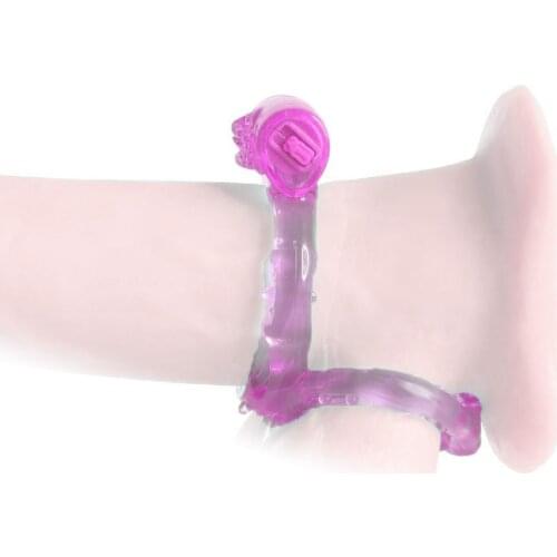 Lasting Vibrator ring finger vibration Sex Toys Jelly Vibrating Sex Adult Adjustable Adult Toys ball Tools Clitrois Stimulator