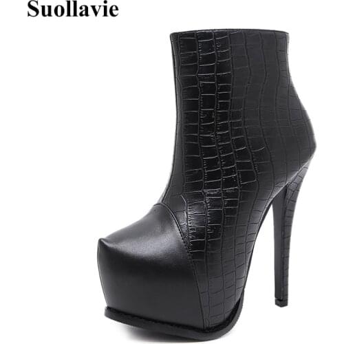 Woman Gladiators Fashion New Mid-Calf Boots Platform Round Toe High Heel Short Plush Womens Winter Boots Riding, Equestrian