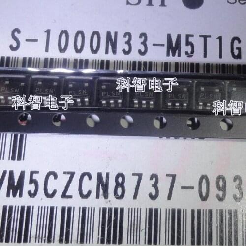 10pcs/lot 100% New&original S-1000N33-M5T1G Marking:PLSN SOT23-5
