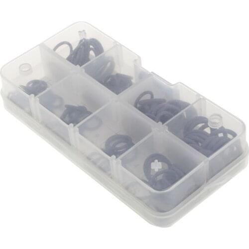 120Pcs HNBR Car Air Conditioning Rubber Washer O Ring Seal Assortment Set