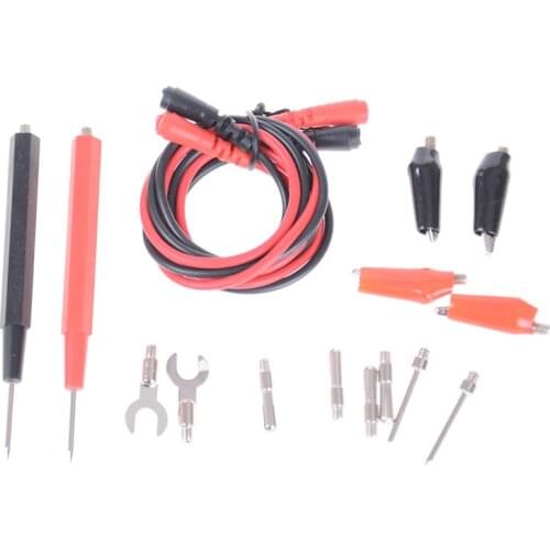 16Pcs/set Multifunction Digital Universal Test Lead Probe Cable For Multimeter