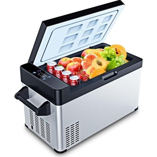 55L CarDeep Freezer Cooler Ice Box AC DC12V24V Portable Camping Picnic Outdoor Travel Home Compressor Refrigerator Mini Fridge