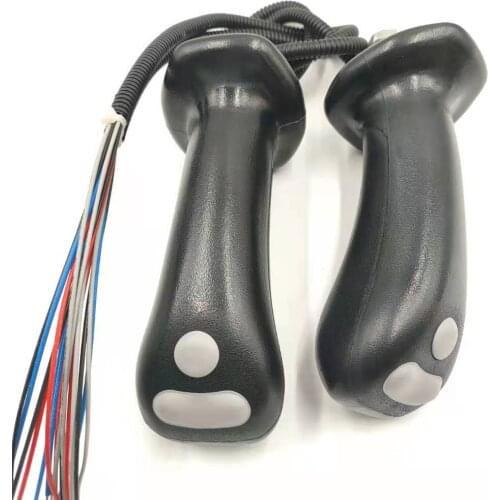 Free shipping for excavator accessories Yuchai Longgong Xugong Revo 65/75-8/80 Rexroth joystick handle glue 4 button keys 12mm
