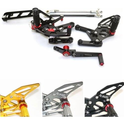CNC Adjustable Rear Set Rearsets Footrest Foot Rest For YAMAHA FZ10 MT10 2016 2017