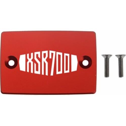 CNC Aluminum Motorcycle Brake Fluid Fuel Reservoir Tank Cover Cap FOR YAMAHA XSR 700 2016-2019