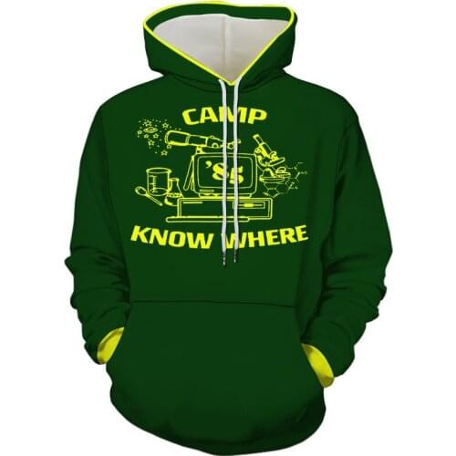 Cosplay Anime Stranger Things 3 Harajuku Costume Fleece Hoodie Letter Print Oversized Funny Sweatshirts Unisex