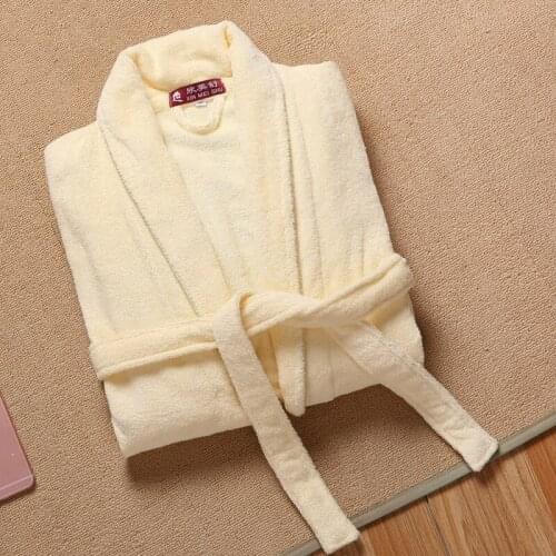 Cotton Bathrobe Women Winter Thick Long Home Sleep Wedding Bride Bridesmaid Robe Sleepwear Dressing Gown Kimono robe White Pink