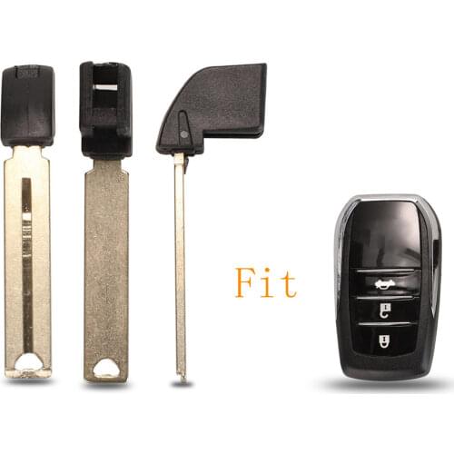 Kutery Remote Car Key Keyless Emergency Insert Uncut Blade Blank For Toyota Highlander Land Cruiser RAV4