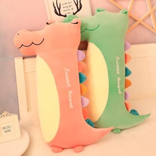 Hot Big Cute Dinosaur Plush Toy Multi Big Size Style Soft Pillow Baby Kids Animal Crocodile Doll Birthday Gift For Childres