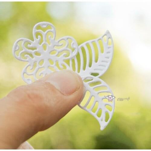 Mmao Crafts Metal Steel Cutting Dies New Flower leaf decoration Stencil For DIY Scrapbooking Paper/photo Cards Embossing Dies