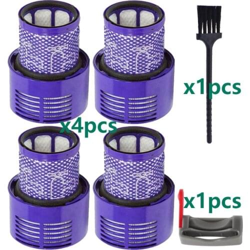 Washable Big Filter Post-Filter Unit For Dyson V10 Sv12 Cyclone Animal Absolute Total Clean Cordless Vacuum Cleaner Replacement