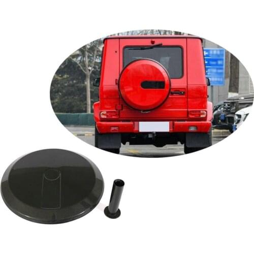 Real Carbon Fiber Car Body Kit Spare Wheel Tire Trim Cover Rear Body Work For Mercedes Benz G-Class W463 G500 G55 G63 G65 NO