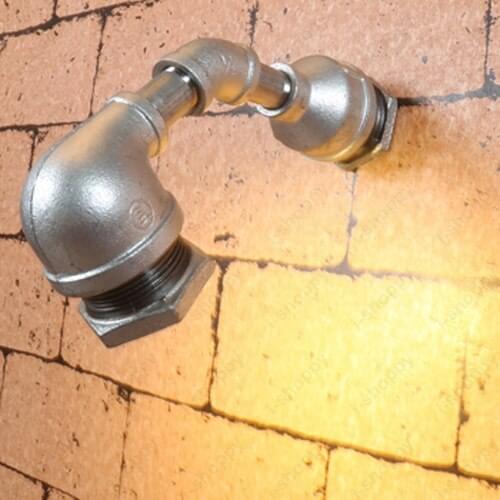 Retro 3W LED Wall Sconce Lamp Fixture Water Faucet Light Industrial Antique Vintage Pipe Studio Aisle