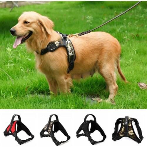 Adjustable Nylon No Pull Dog Harness Vest For Big Dog Harness Large Dog Leash Medium Small Dog Vest Husky Dogs Supplies