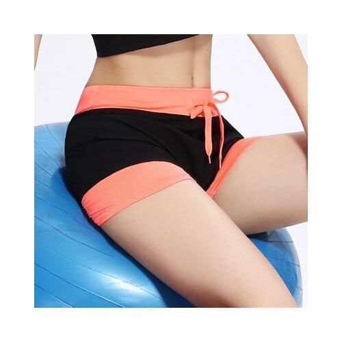 High Quality spring Summer Running Sport Exercise Shorts Speed Dry Anti Emptied Shorts Women Breathable 6 Colors Yoga Shorts