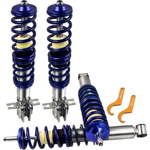 Lowering Suspenion Coil overs Kit For VW Golf Rabbit MK1 Jetta MK1 Coilovers Shock Springs Blue