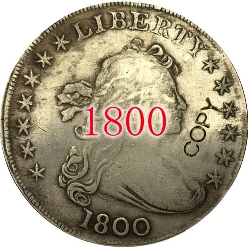 USA 1800 Draped Bust Dollar Copy Coins
