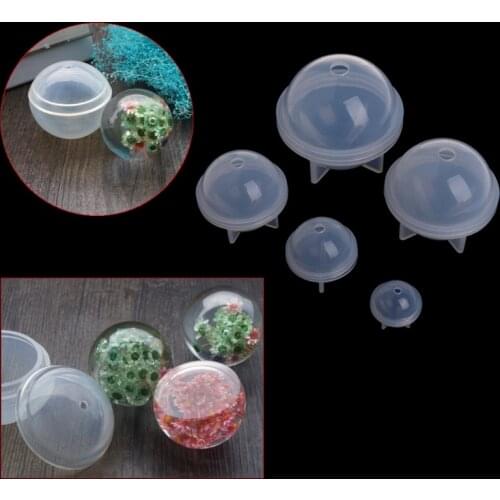 20mm-100mm Stereo Spherical Silicone Mold Jewelry Making DIY Balls Epoxy Resin Molds Handmade Cake Fondant Decoration Crafts