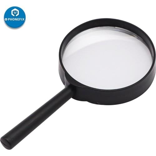 Magnifying Glass 5X Mini Pocket Handheld Loupe Portable Magnifier for Jewelry Newspaper Reading Magnifier